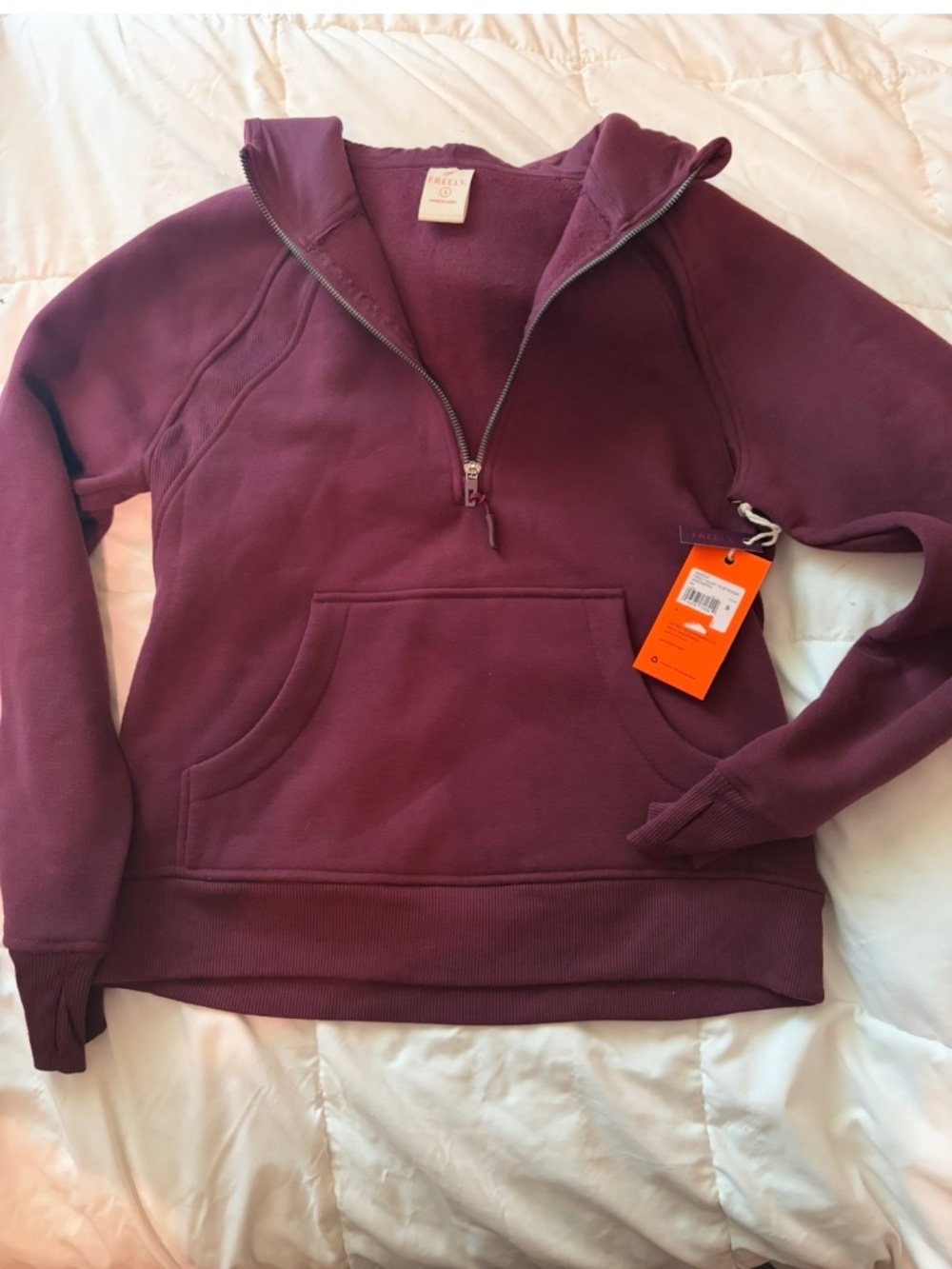 NWT Freely Women’s 1/2 Zip Hoodie